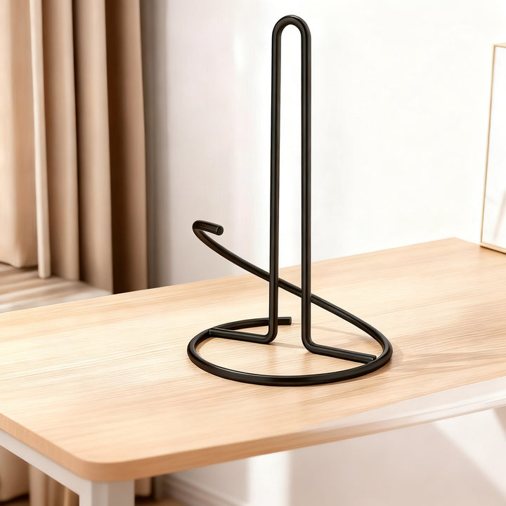 Metal paper roll holder