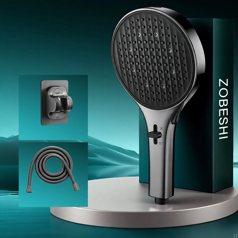 Shower head with pressure balance, large panel