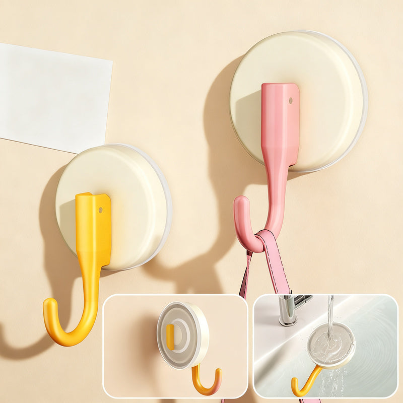 Suction cup hook made of plastic