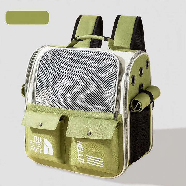 Breathable Pet Backpack for Cats and Dogs