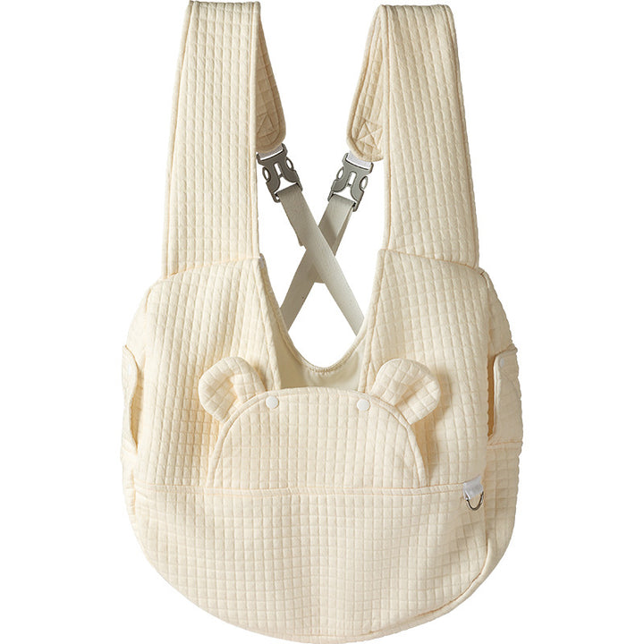 Portable pet carrier bag, bear shape