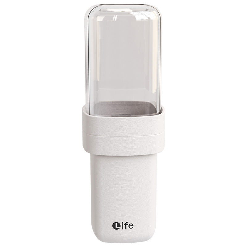 Portable dental care set with rinsing cup
