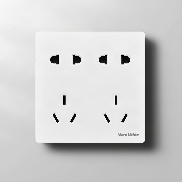 European flush-mounted socket 16 A
