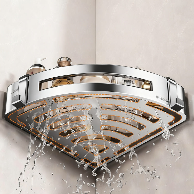 Stainless Steel Corner Basket for Bathroom and Shower