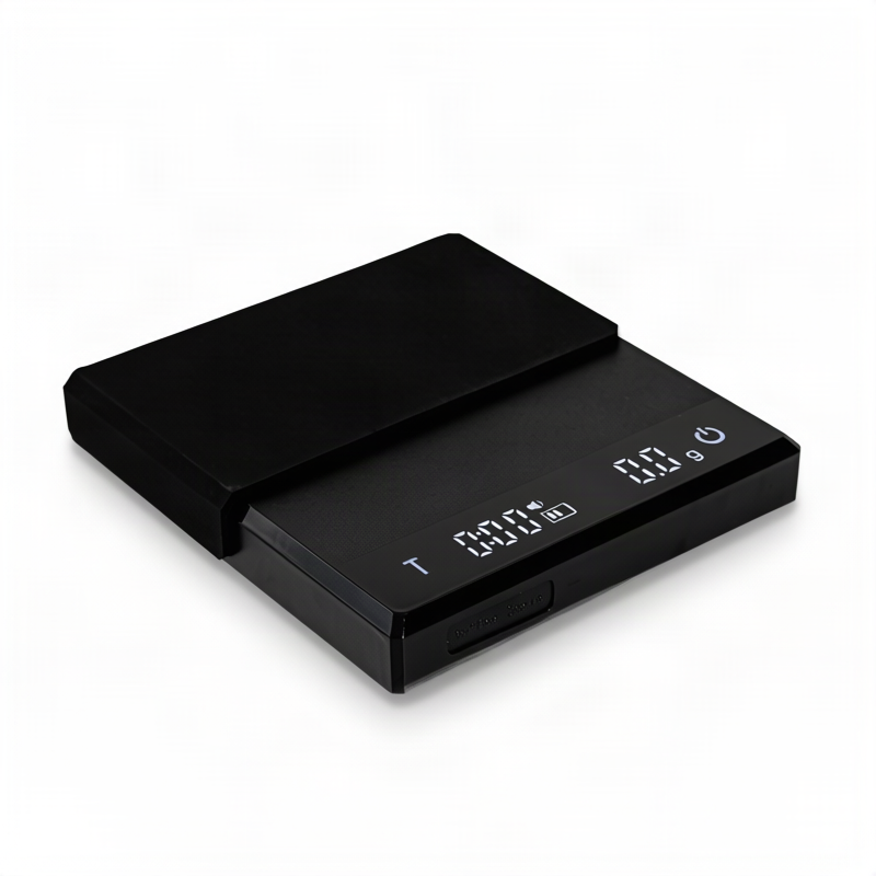 Electronic espresso scale with timer