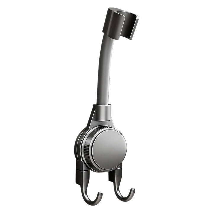 Shower head holder without drilling with suction cup