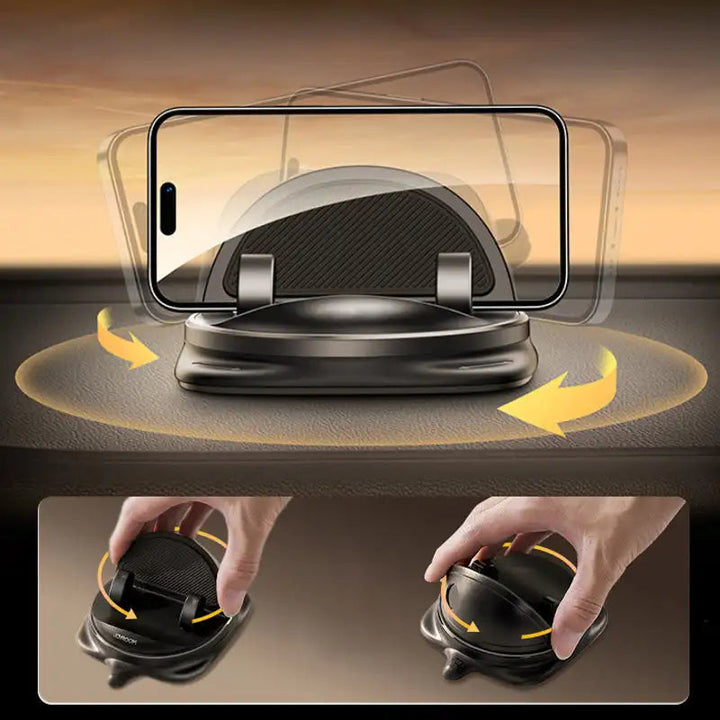 Kalsten | 360° RotateX – Universal Rotating Car Phone Holder | Secure & Adjustable Mount for All Smartphones