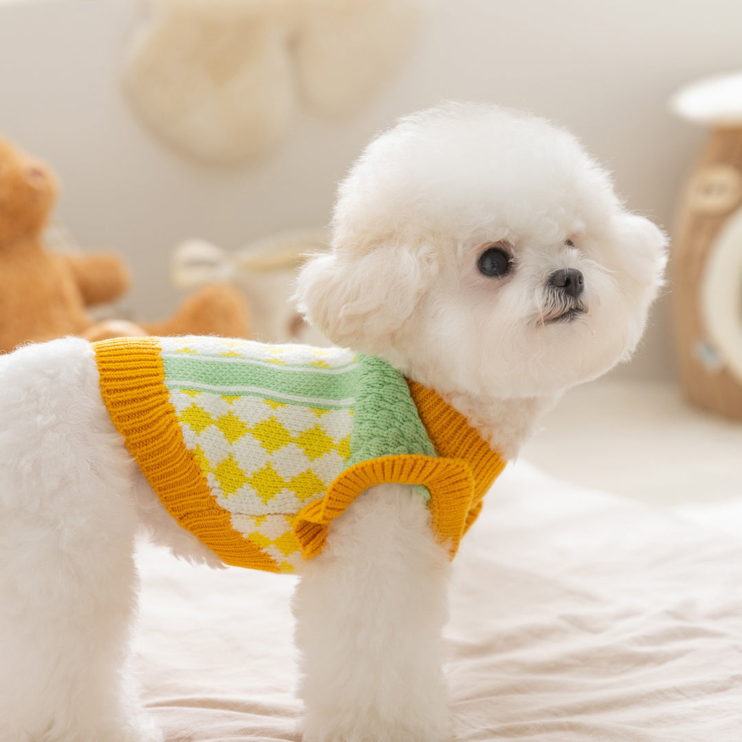 Knitted sweater for dogs, autumn and winter