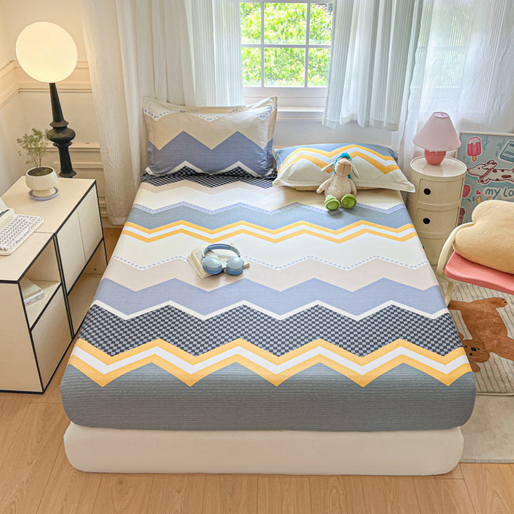 Cotton bed sheet with print, 100% cotton