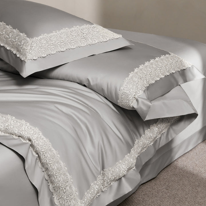 Cotton bedding set, 4-piece, elegant