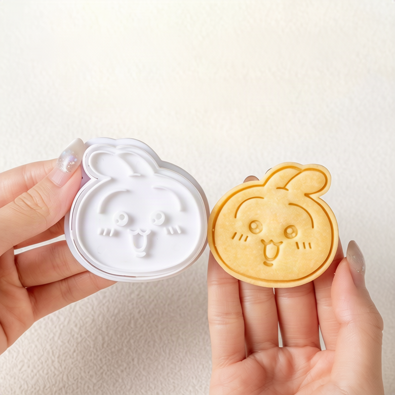 Plastic cookie cutters, various shapes