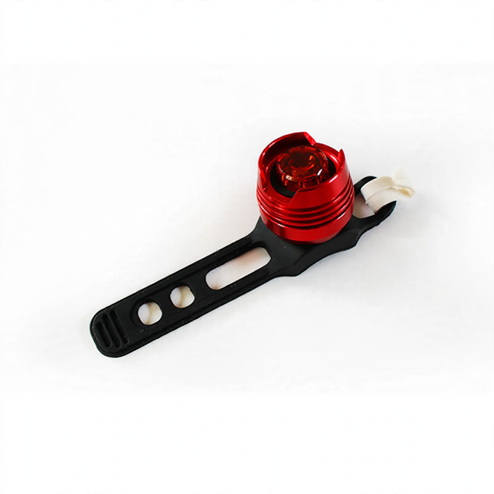 Bicycle rear light with battery