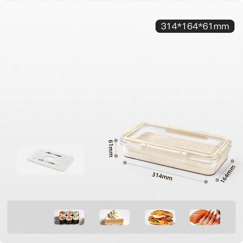 Food storage container made of food-grade PET, 4–5 L