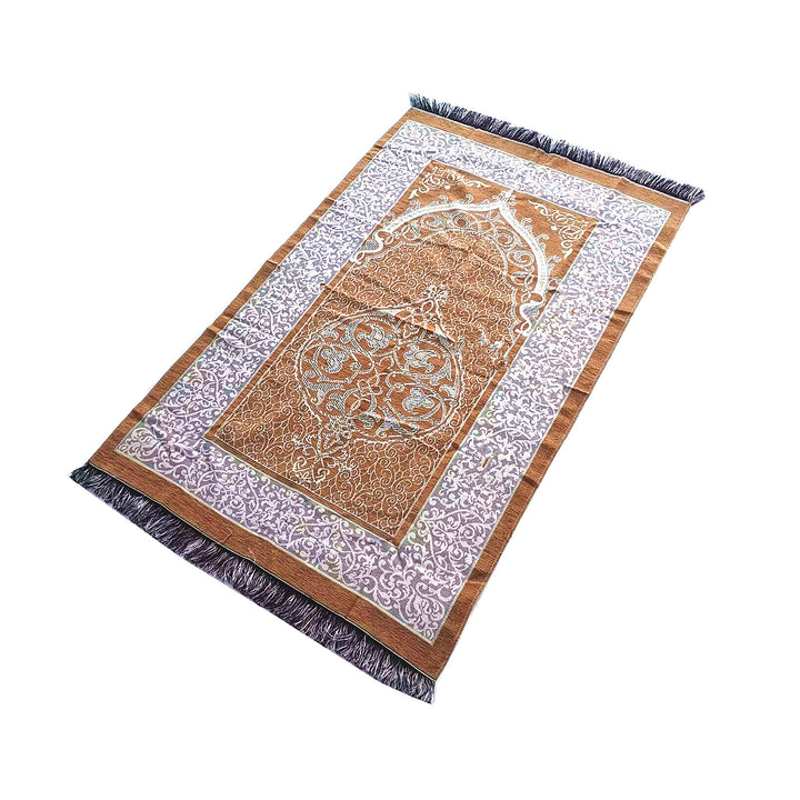 Prayer mat made of polyester, 70 x 110 cm, ethnic design