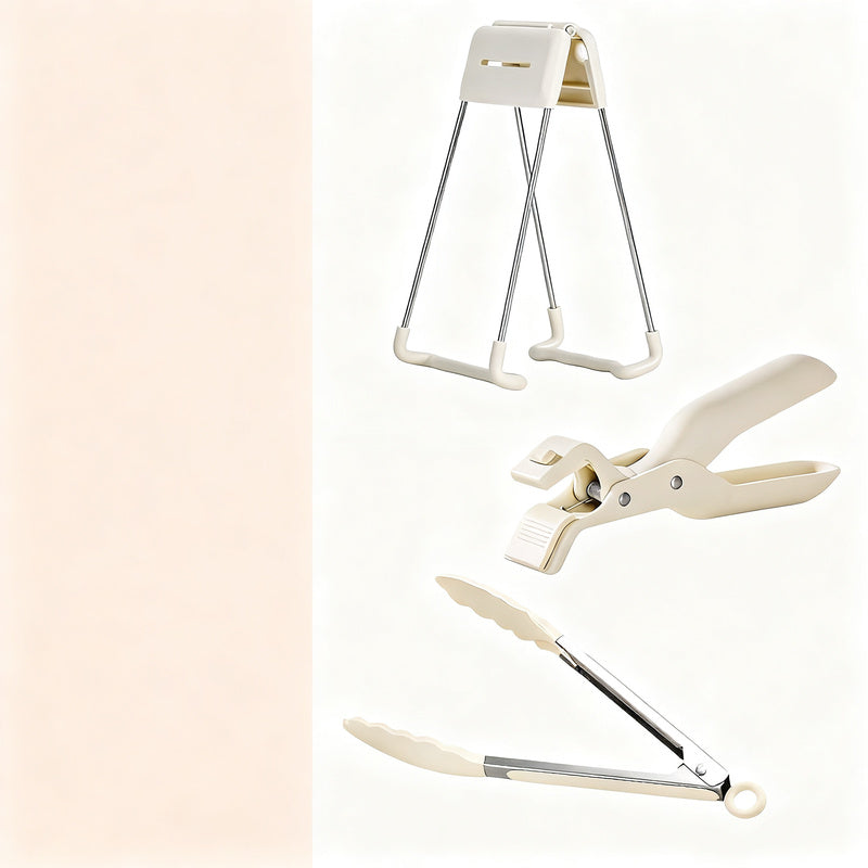Heat protection tongs for bowls and plates