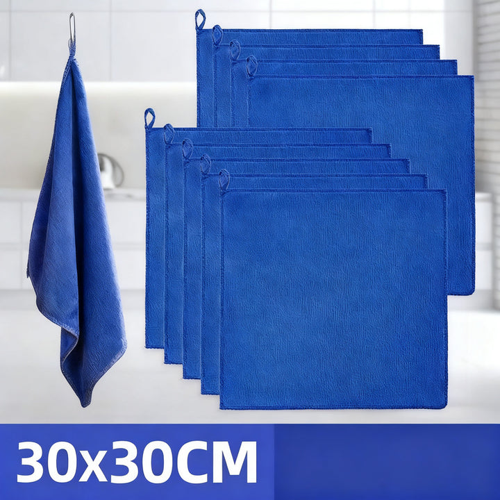 Microfiber Cleaning Cloths, 3-Piece Set, Absorbent