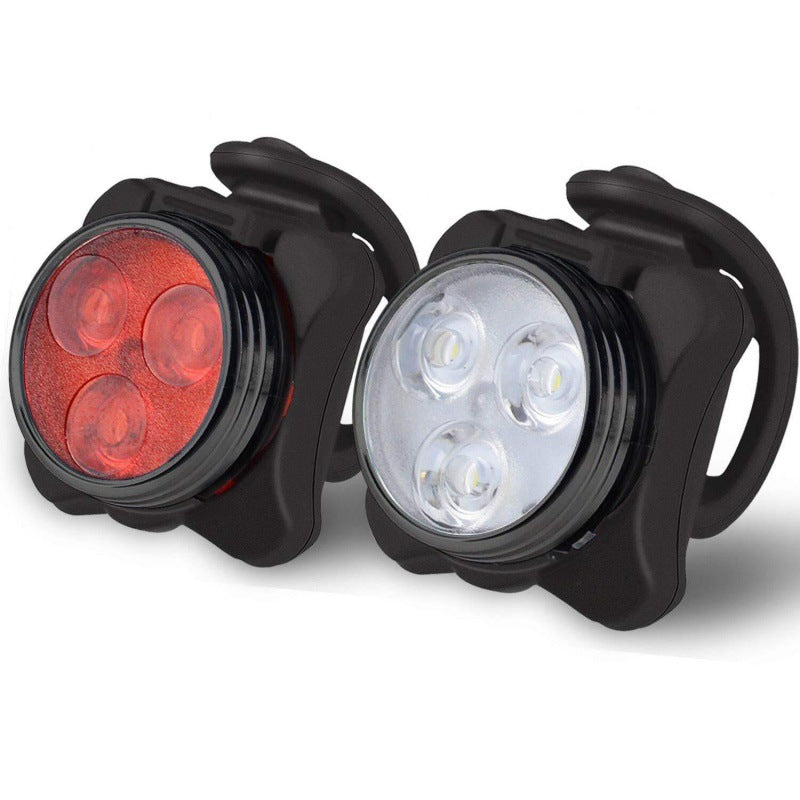 Bicycle light set, COB rear light, USB rechargeable