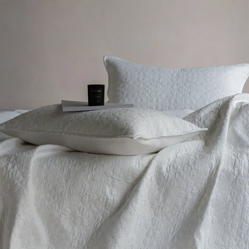 Cotton bedspread, 3-piece, 230×250 cm