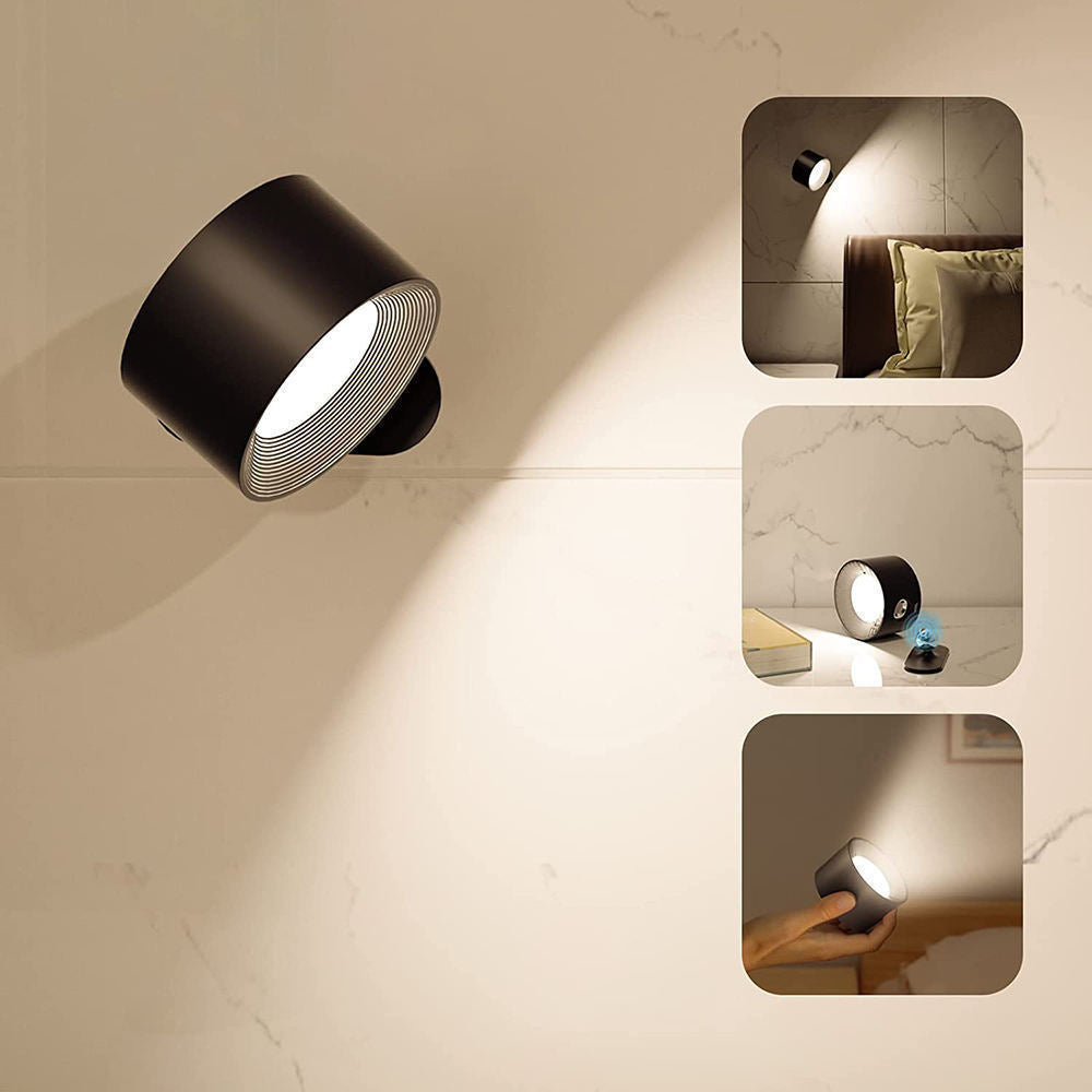 Wireless LED wall light with touch control