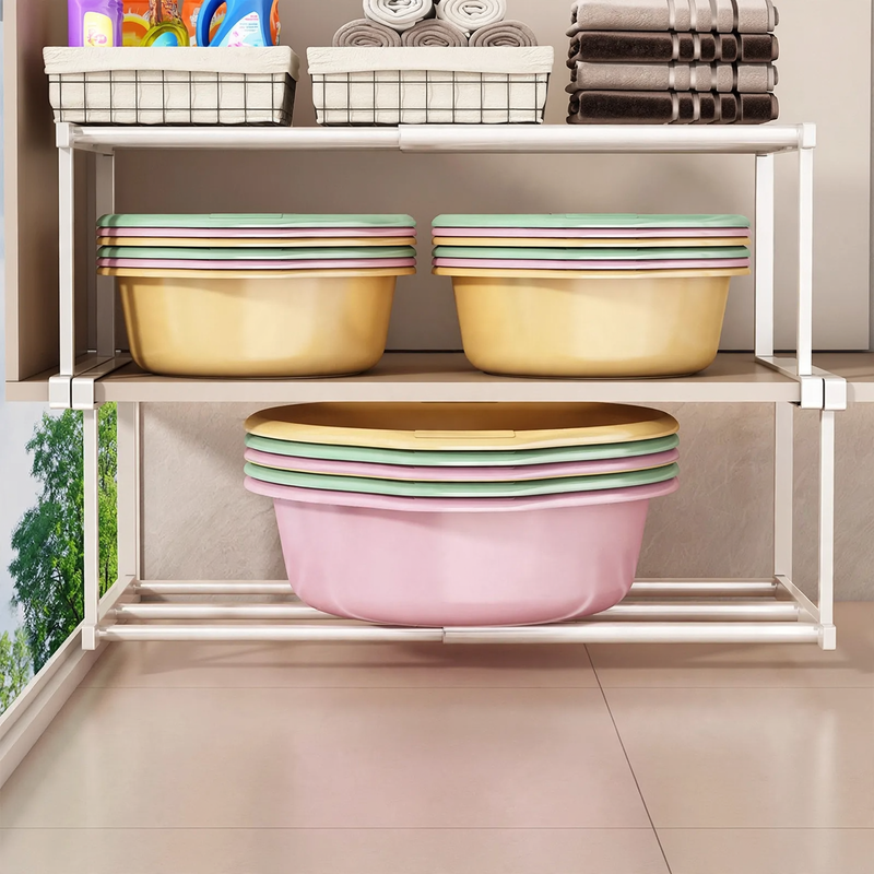 Washbasin shelf bathroom, extendable