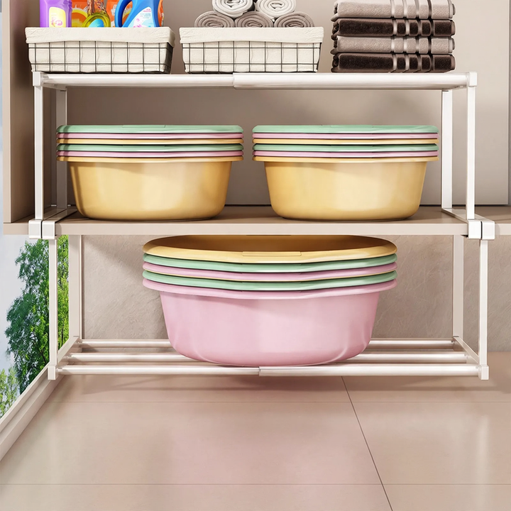 Washbasin shelf bathroom, extendable