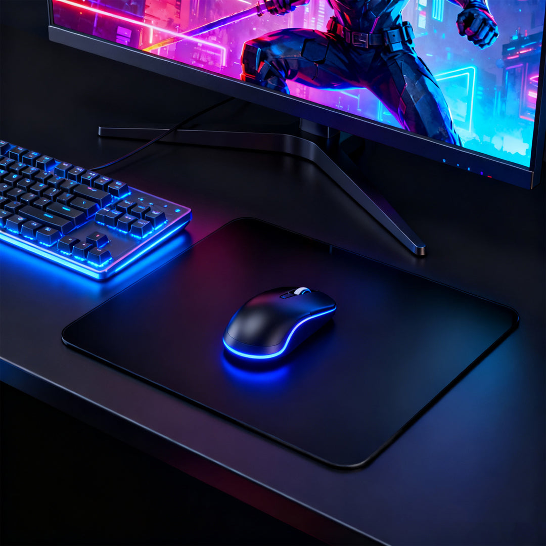 Tempered glass cushion for gaming mouse