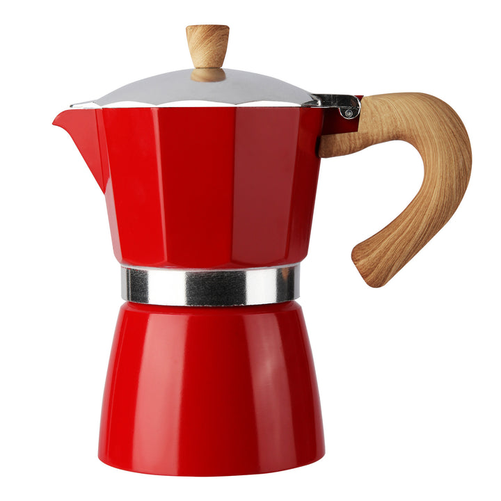 Stainless steel espresso maker