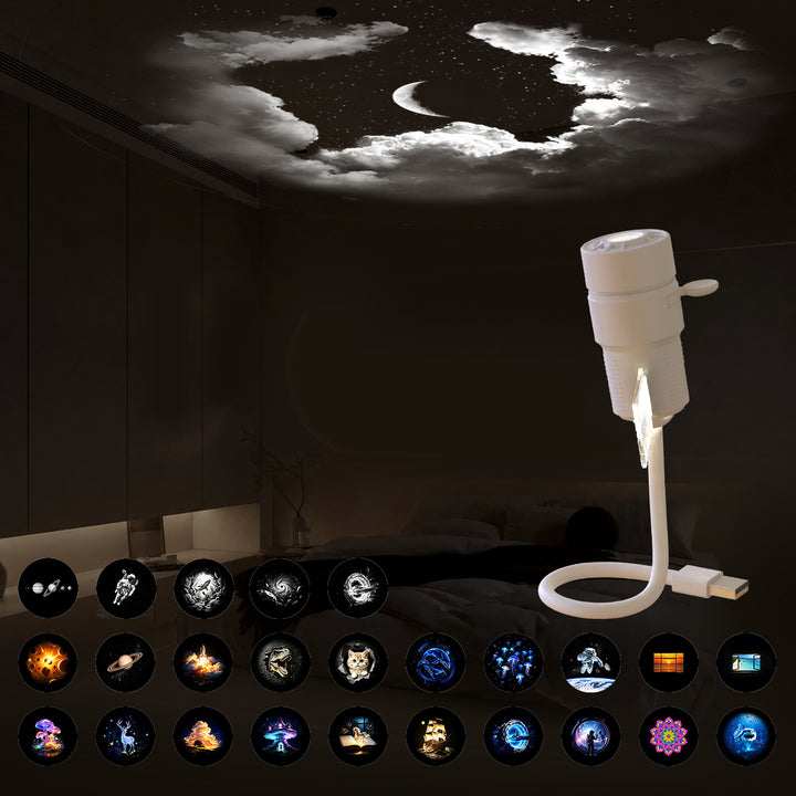 USB Starry Sky Projection Light with Dual Mode