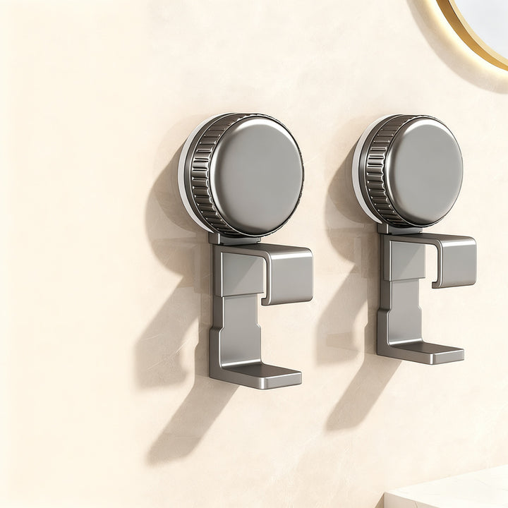 Suction cup sink hook, wall mountable