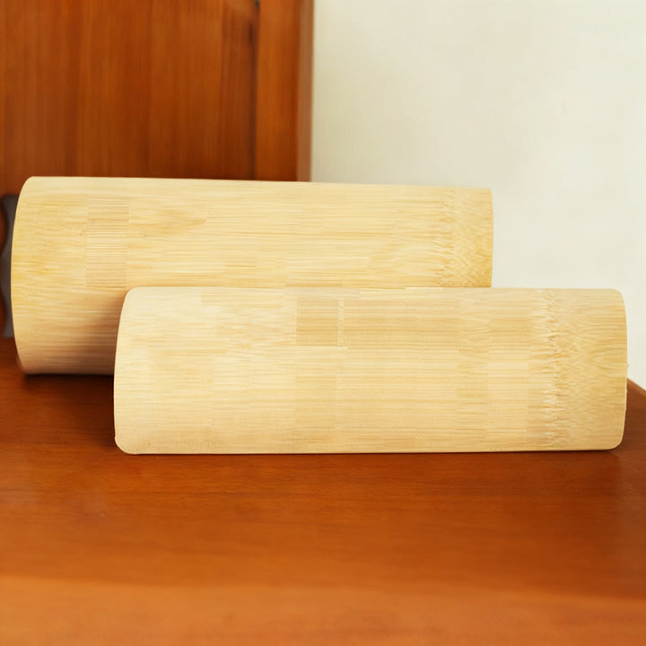Bamboo Neck Pillow, U-Shape, Hard Shell