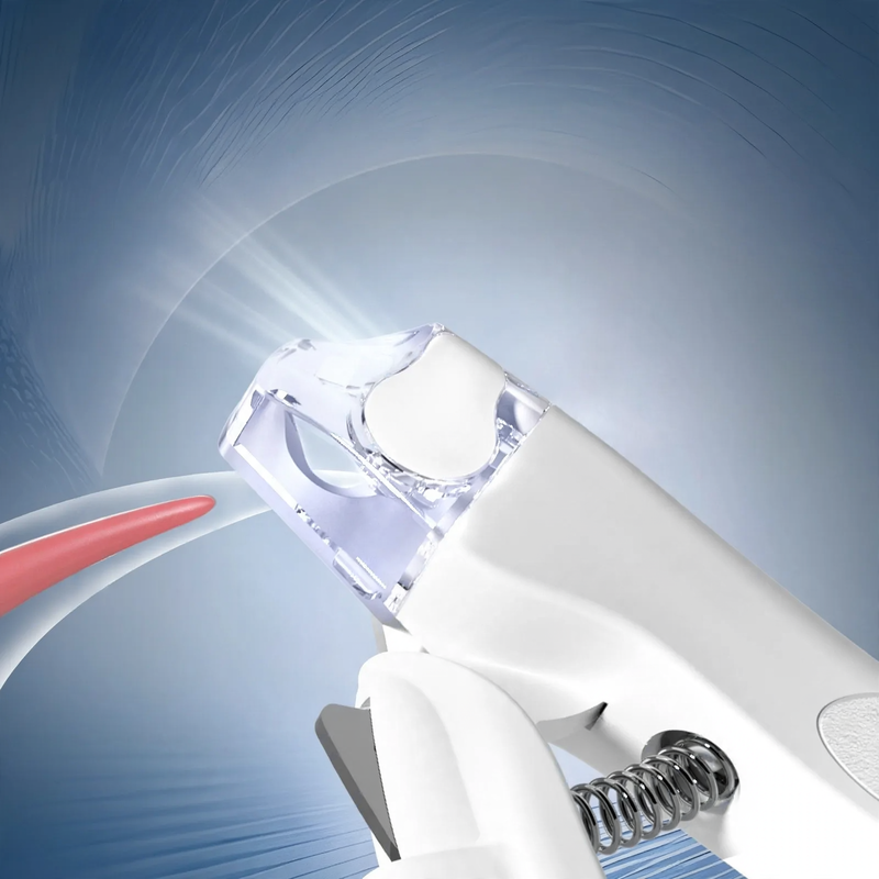 Nail clippers for cats and dogs with LED light