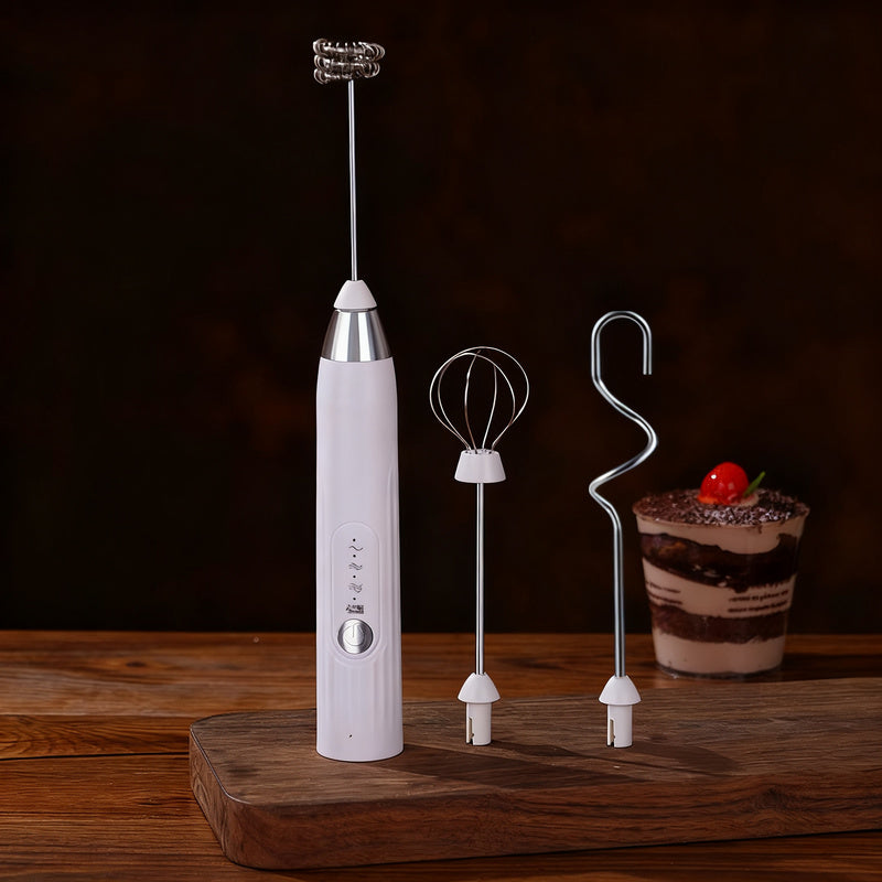 Electric milk frother, USB-C, multiple functions