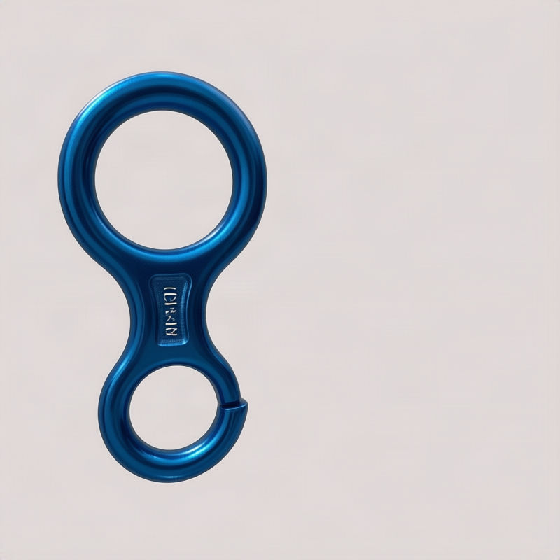 Steel carabiner for climbing, 25 kN