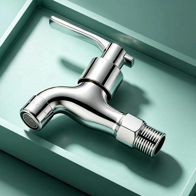 Stainless steel faucet for washing machine and balcony
