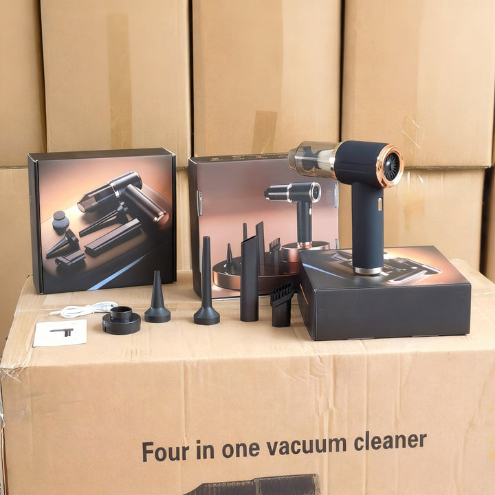 Portable car vacuum cleaner, cordless