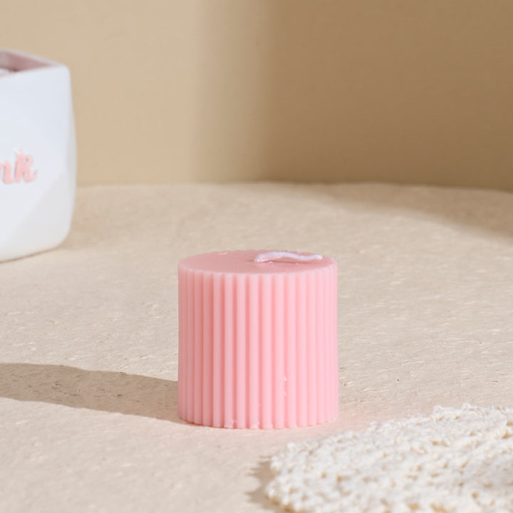Round Soy Scented Candle, handmade