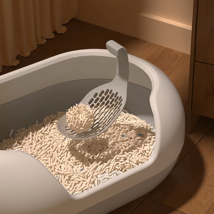 Half-open cat litter box, 35 cm wide