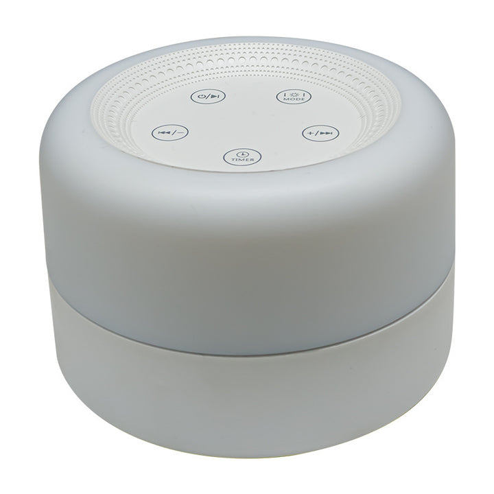LED night light with white noise and timer