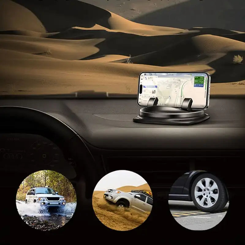 Kalsten | 360° RotateX – Universal Rotating Car Phone Holder | Secure & Adjustable Mount for All Smartphones