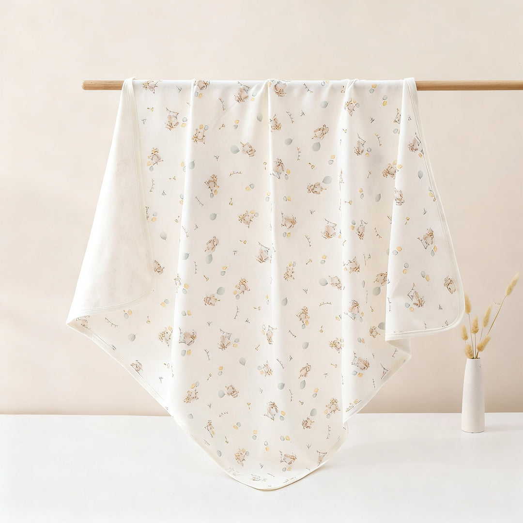 Baby changing cloth made of cotton, 90×90 cm