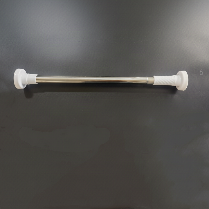 Telescopic curtain rod without drilling