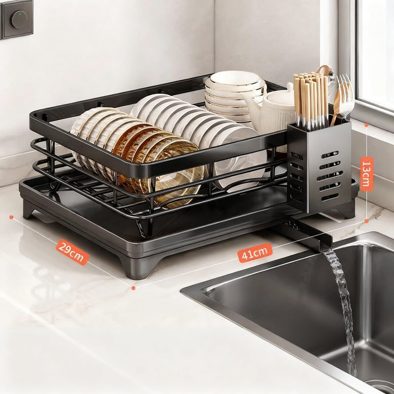 Dish drying rack made of stainless steel