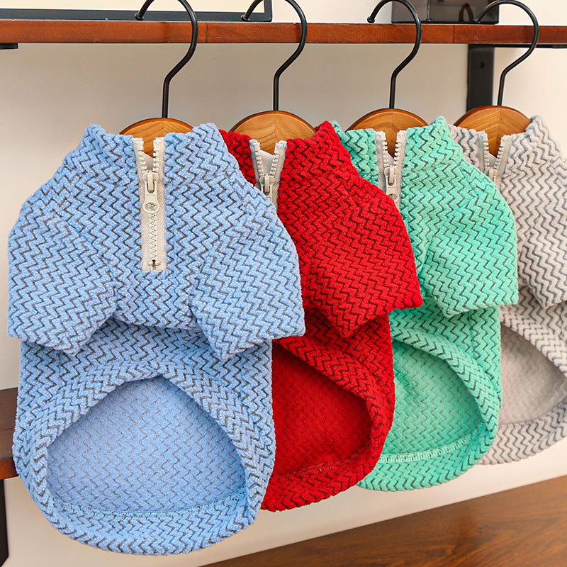 Pet jacket for dogs and cats, fleece