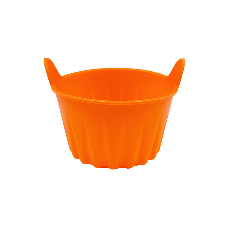 Silicone egg cups, round, 9×9×7 cm