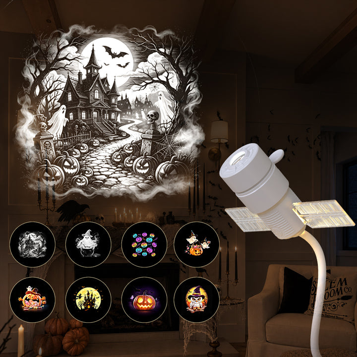USB Starry Sky Projection Lamp with Motif Discs