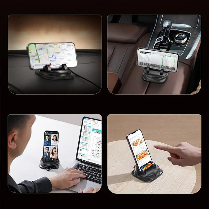 Kalsten | 360° RotateX – Universal Rotating Car Phone Holder | Secure & Adjustable Mount for All Smartphones