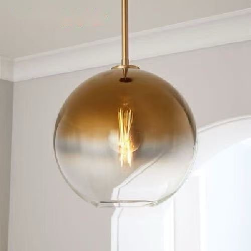 LED pendant light in industrial style, height adjustable