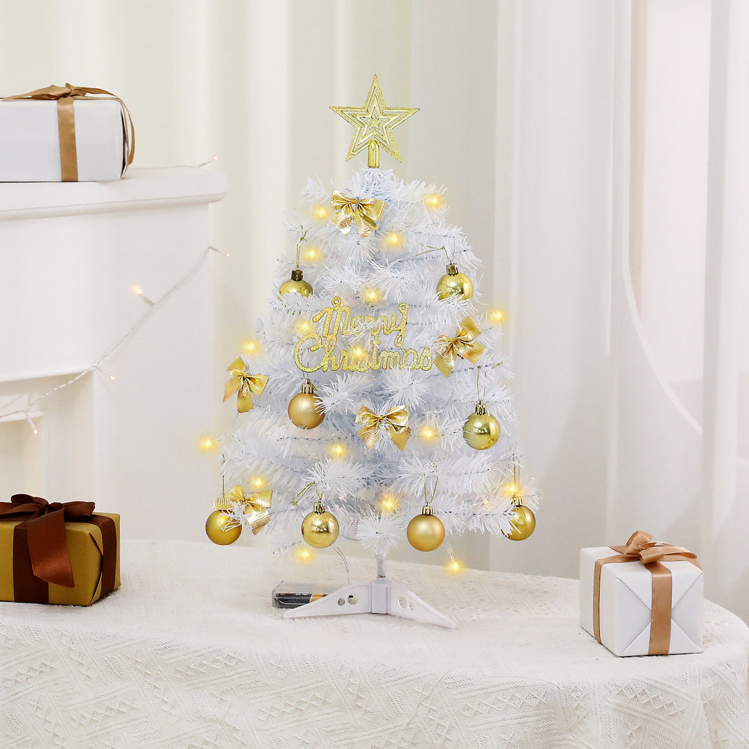 Artificial Christmas tree 130 cm incl. string lights