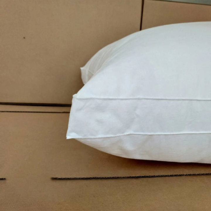 Goose down pillow, cotton, rectangular