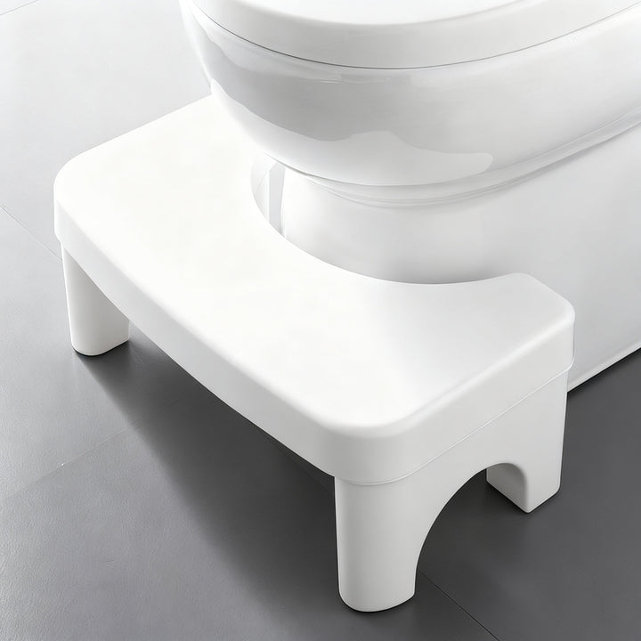 Plastic toilet stool